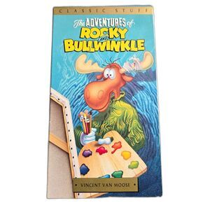 The Adventures of Rocky & Bullwinkle Vincent Van Moose VHS 1991 Vintage